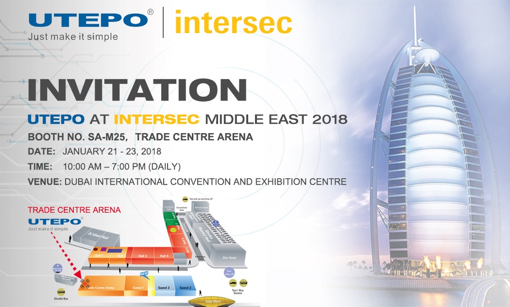 INVITATION - UTEPO at INTERSEC MIDDLE EAST 2018